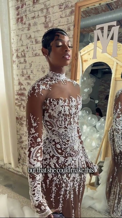 You've never seen a custom Wedding dress like this 🤩😍