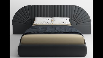 Bed modeling 3ds max