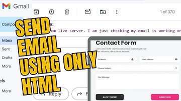 How to Send Email Using Only Html - From Html Contact Form