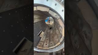Inspect all liners, fastening bolts and accessories for cracks#ballmill#mining #crusher