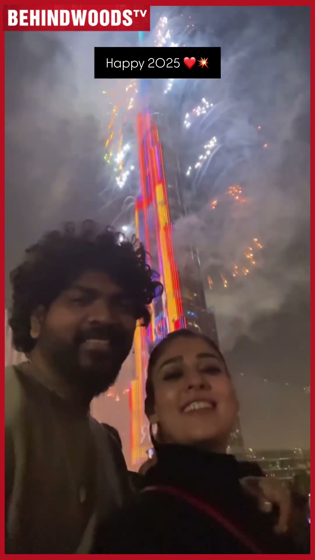 Nayanthara,Wikki New Year Celebration ? Nayan நெத்தியில் முத்தம் தந்த Wikki