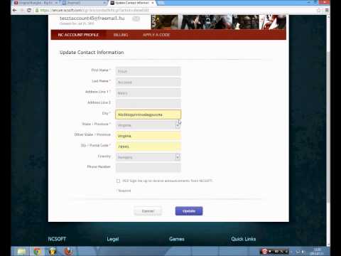 How To Create = Aion Account (NCSOFT)