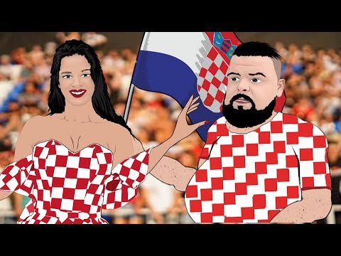 بيلو مع ملكة جمال كرواتيا