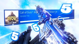 SEASON 5 IS HERE! NEW AN-94 AR, NEW SMG, NEW MAPS and MORE! (FULL 1.24 Patch Notes)