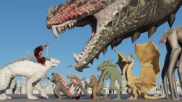 Jormungand, Shimo & Monsterverse Kaiju Size Comparison| Godzilla x Kong