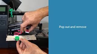 SATO TXPEX6 - Replacing the Print Head