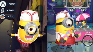 Minion Rush Ice Cream Stuart Costume Minions Run Smash Event Mission 420 Gameplay