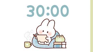30 Minute Timer | Deep Focus ( Lofi Study and Work )