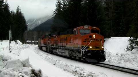 Detoured Empty Coal Train at the East Portal