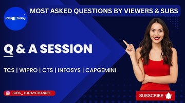 MOST ASKED QUESTIONS VIEWERS AND SUBS | TCS | INFOSYS | COGNIZANT | WIPRO | CAPGEMINI |