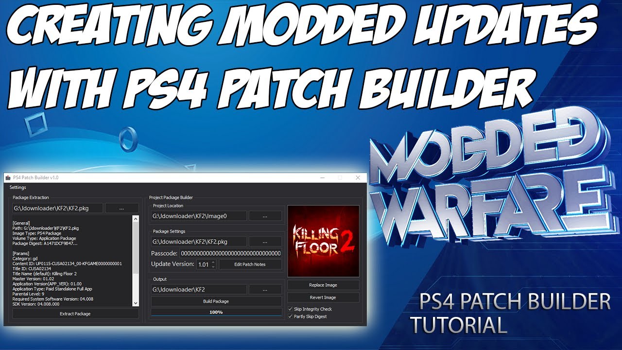 Ps4 Patch Builder Release Tutorial Youtube