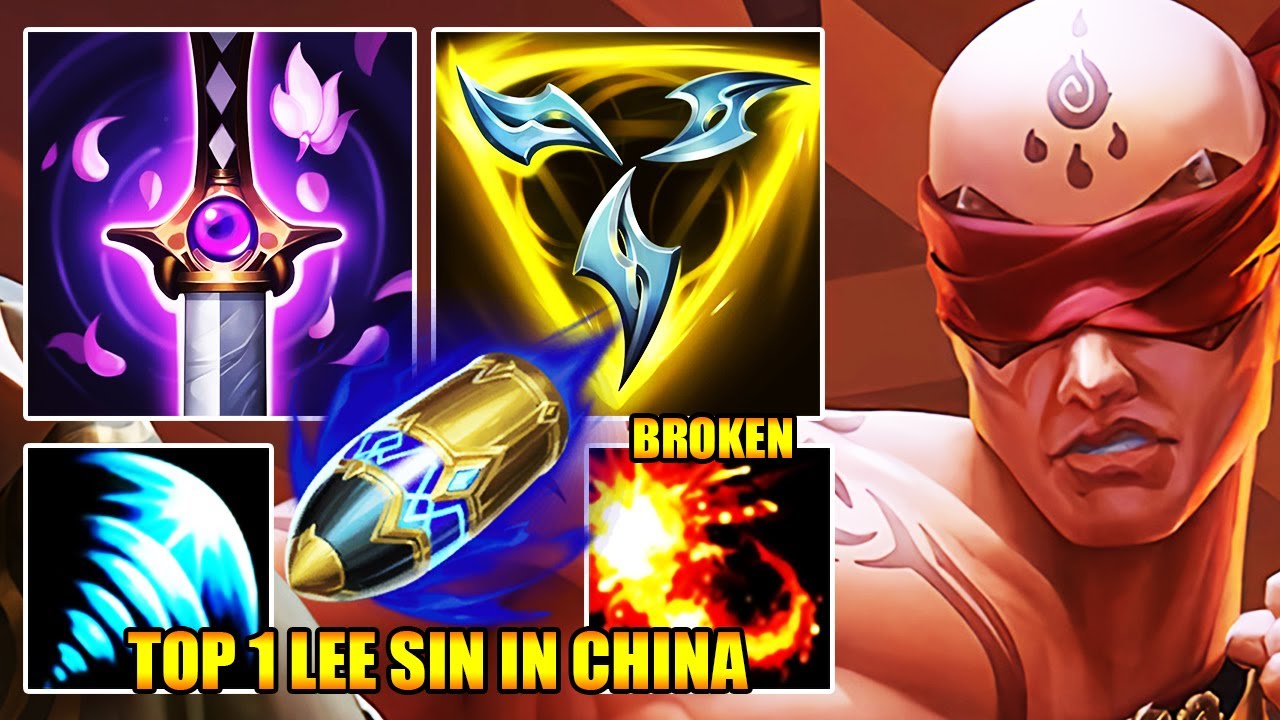WILD RIFT CHINA TOP 1 LEE SIN - THIS LEE SIN IS CRAZY! (UNPLAYABLE)