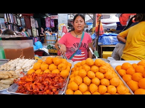 filipino-street-food-tour---balut-and-kwek-kwek-at-quiapo-market,-manila,-philippines!