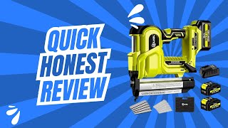 SILVEL 2 Cordless Brad Nailer 2-in-1 21V Electric Brad Nailer Stapler with 2 4 0Ah Battery Review