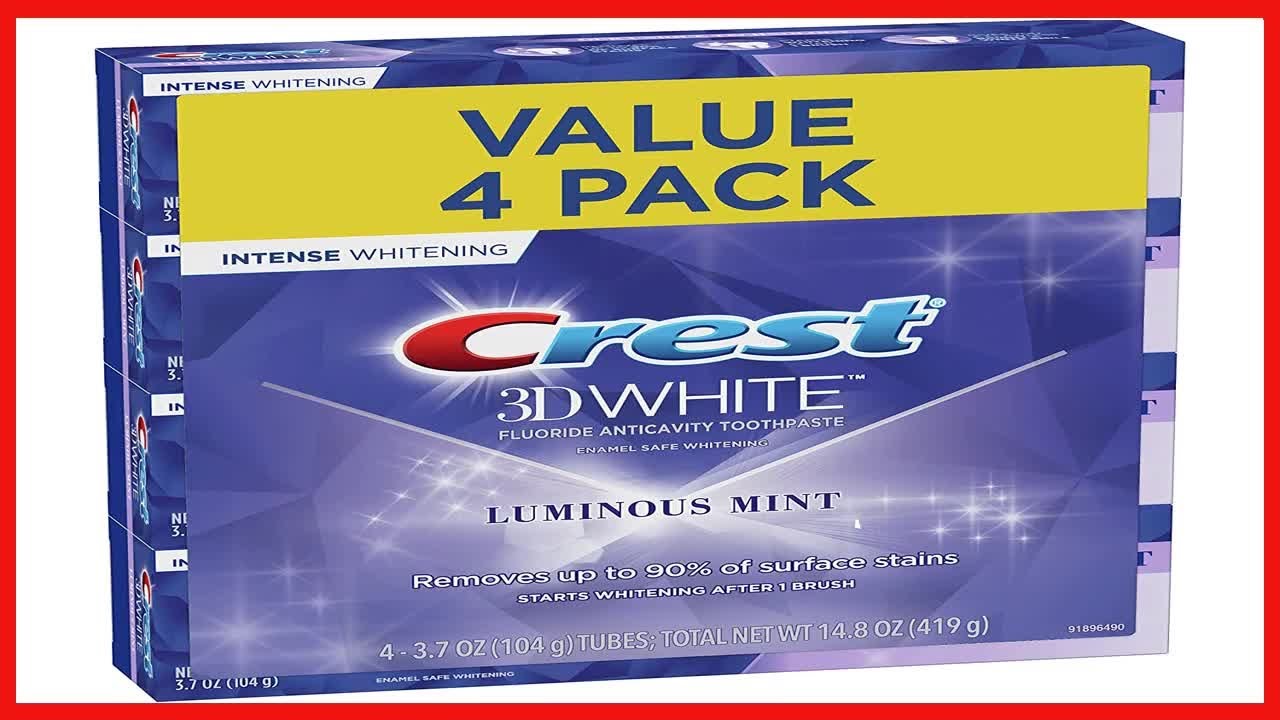 Great product - Crest 3D White Luminous Mint Teeth Whitening Toothpaste ...