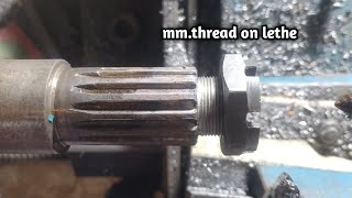 How to make mm. thread in rotavator soft? on lethe machine. screenshot 4