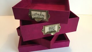 How to Cover Any Box | Upcycle Tutorial
