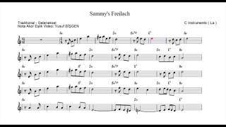 Nota Akor Eşlik - Sammys Freilach - C Instruments La 