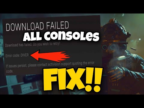 How To Fix Warzone 2 Diver Error on PS5 , PS4 , Xbox | Warzone 2 Download Failed Consoles Fix