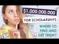 Scholarships (100% full ride grants, university financial aid) - how to find and get them?