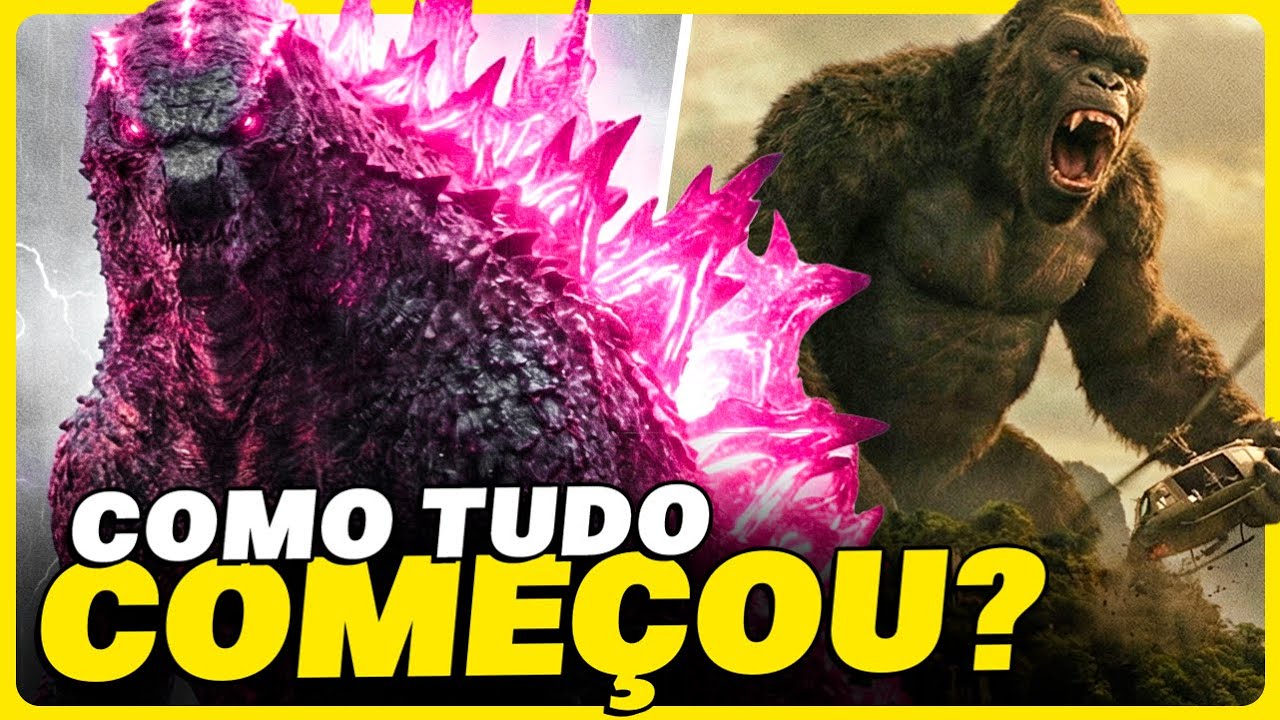 A HISTÓRIA COMPLETA DO MONSTERVERSE: O GUIA DEFINITIVO!