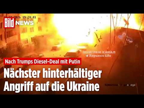 UKRAINE-KRIEG: Gewaltige Explosion! Russen-Rakete schlägt mitten in Wohngebiet ein – Drei Tote!
