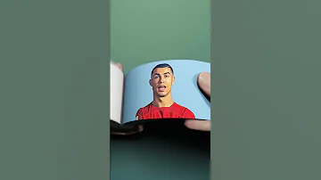 Ronaldo Singing "Mary On A Cross" FlipBook #ronaldo #tiktok #flipbook #shorts