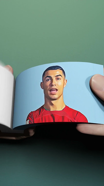 Ronaldo Singing 'Mary On A Cross' FlipBook #ronaldo #tiktok #flipbook #shorts