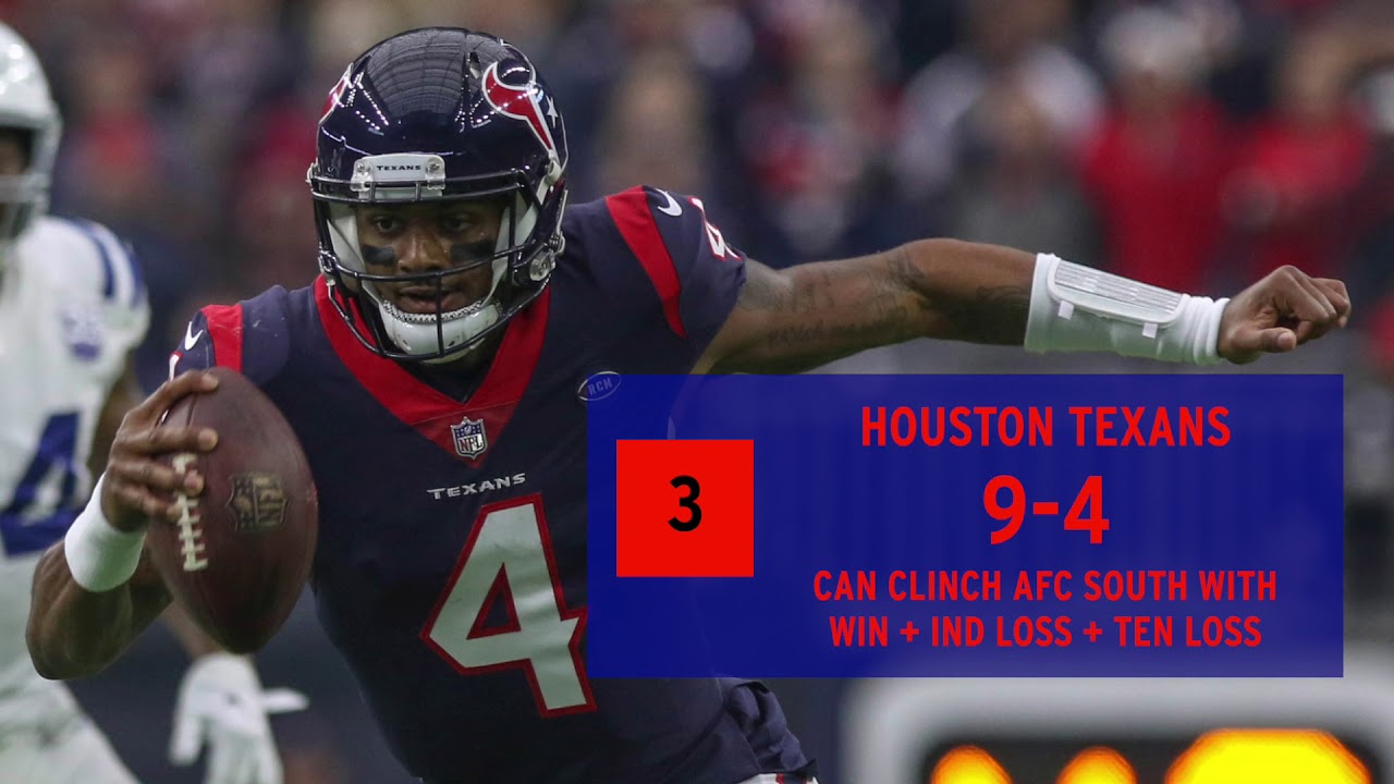 AFC Week 15 Playoff Clinching Scenarios YouTube
