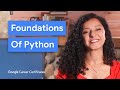 Learn Basic Python Language Functions | Google IT Support Certificate