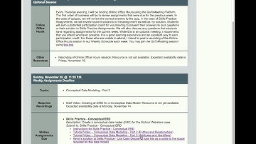 Brief:  INFOST 340 Create an ERD for a Conceptual Data Model