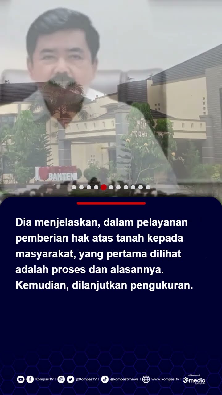 Eks Menteri ATR/BPN Hadi Tjahjanto Respons Polemik SHGB di Laut Tangerang #pagarlaut