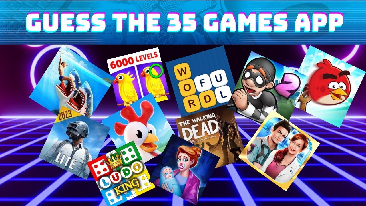 GUESS THE 35 GAMES APP-QUIZ GAME-BRAIN TEST(EntertainMe TV) - YouTube