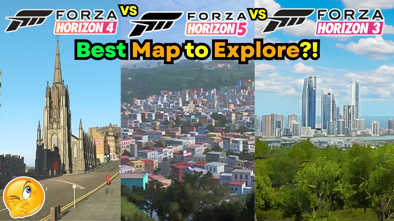 Forza Horizon 3 vs 4 vs 5 — Which Map Feels the BEST to Explore as a New Player?