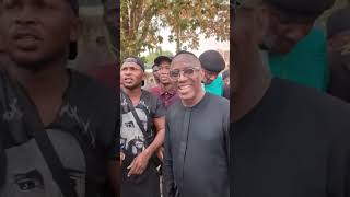 They have just declared war Sowore says after being tear gassed st #occupynass protest