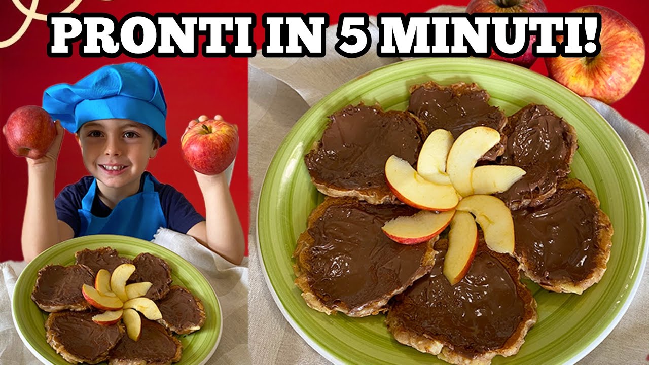 Pancake Mela e Cannella Soffici 🍎 Senza Burro e Senza Lievito | Pronti in 5 Minuti!