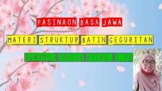 Struktur Batin Teks Geguritan Kelas XI