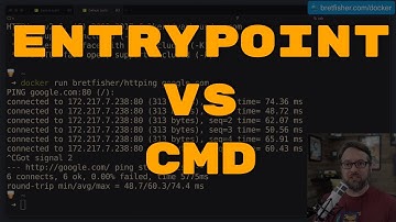 ENTRYPOINT vs. CMD, what
