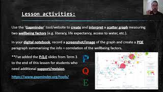 12/10 - Yr 10 Geography: 'Scatter-graphs and Interconnection'