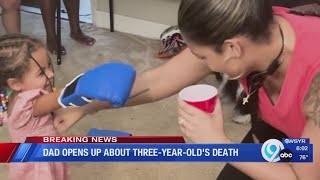 Father opens up about 3-year-old daughter's death