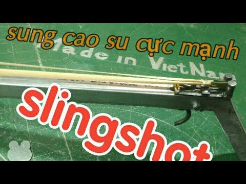 Video Hướng dẫn chế ná cao su đơn giản, ná cao su bắn bi sắt... - youtube