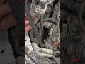 Worn Acura timing belt