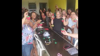 workshop Gratuito 🍓 para as arteirinhas da Vila São João em Queimados/RJ/Brasil