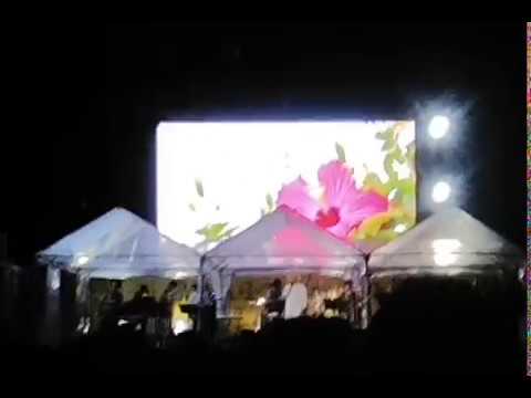 ギフト 【イトキンも２年前に出演したこのイベント、かりゆし５８前川が歌う】 エンディングライブ 島ぜんぶでおーきな祭 第１０回沖縄国際映画祭   波の上うみそら公園 2018.4.22⑩