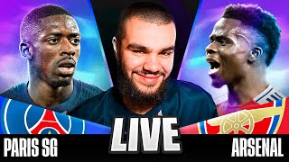 🔴PSG 2-1 Arsenal • Champions League [LIVE WATCH ALONG]