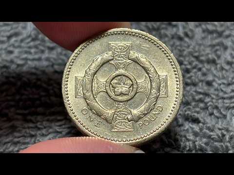 1996 UK Round Pound Coin - Celtic Cross • Values, Information, Mintage, History, and More