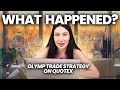  what happened i applied olymp trade strategy on quotex  quotex live trading