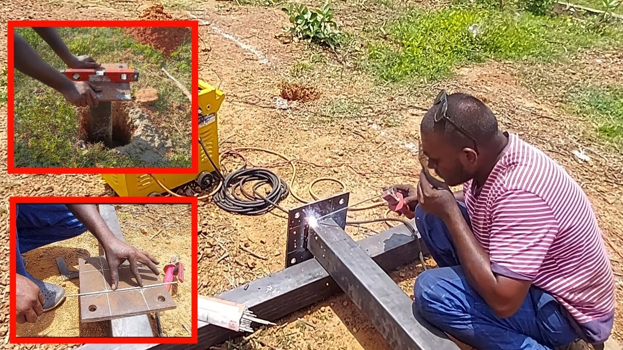 How to build a pole shad #fabrication #howtobuildapolebarn #ssalltech99 @LikeWorkingOfficial