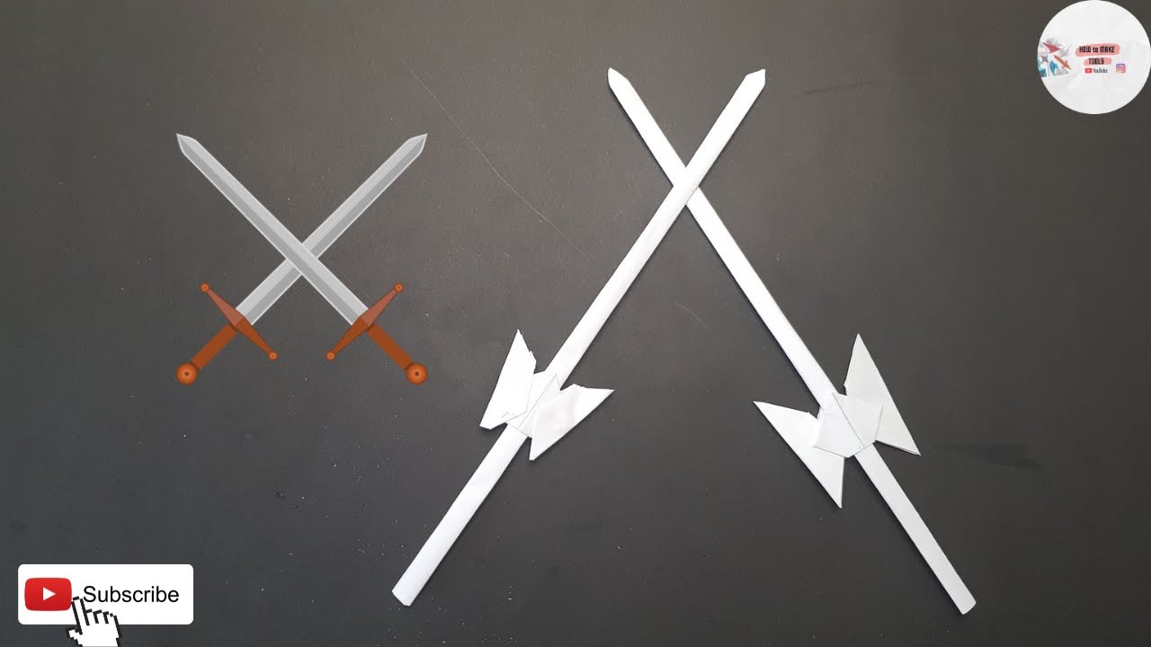 How to Make  Paper Sword(Origami)