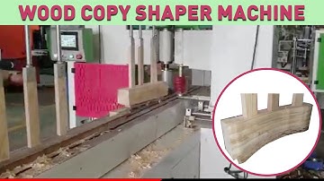 Full automatic wood copy shaper machine with sanding function